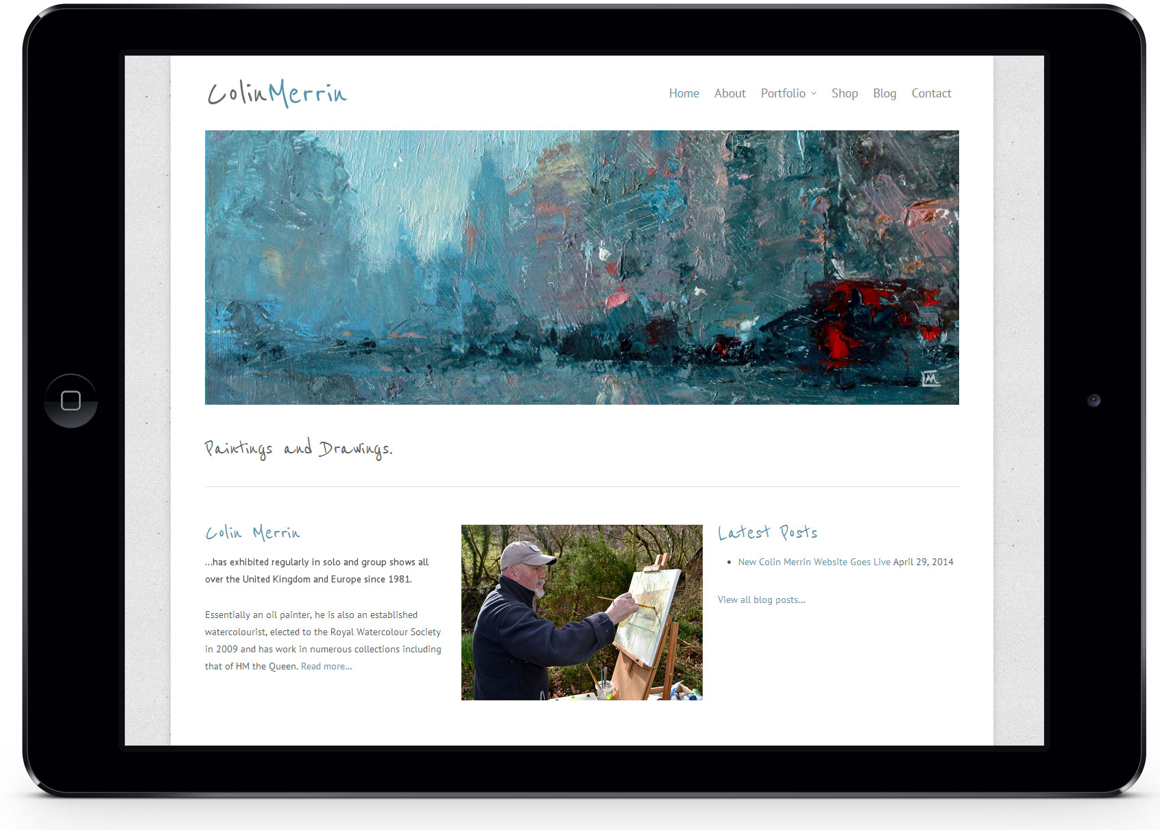 New Colin Merrin Website Goes Live
